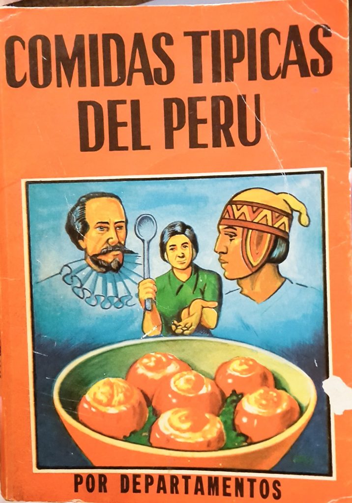 Sehr altes peruanisches Kochbuch "Comidas tipicas del peru"