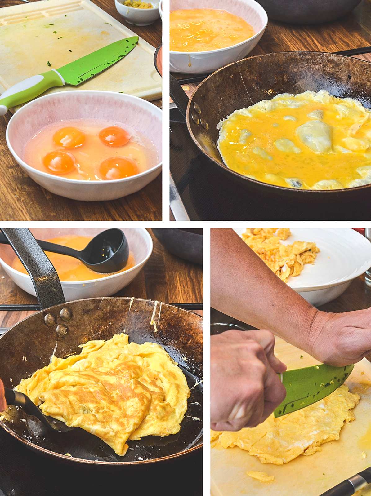 Arroz chaufa de pollo - Omelettes backen