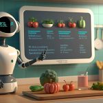 Ein hilfsbereiter Roboter in der Küche
